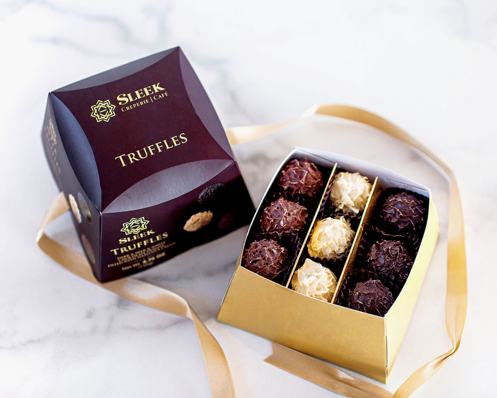 Assorted Dessert Truffle Brown Gift Box, 135g