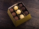 Assorted Dessert Truffle Brown Gift Box, 135g